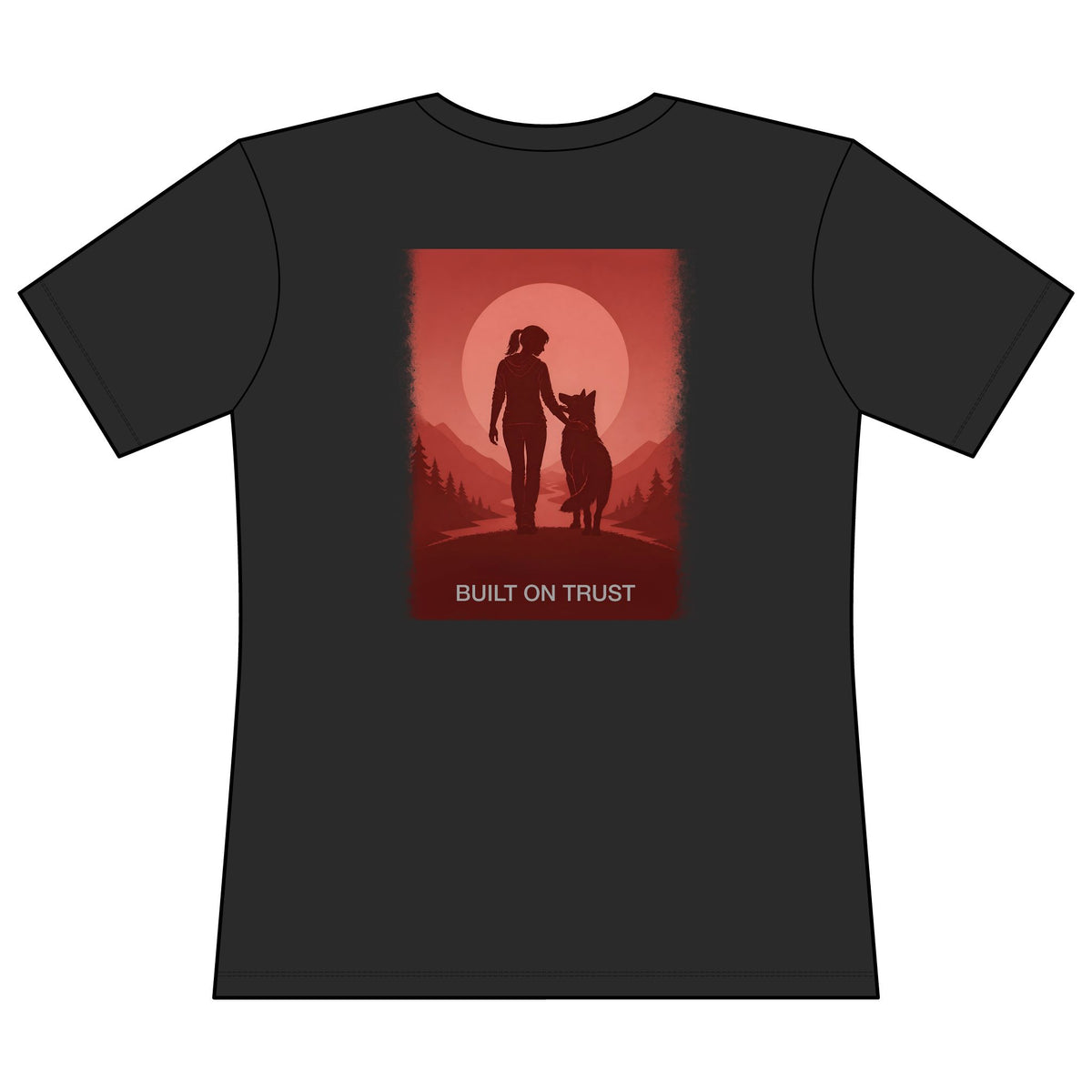 Covenant — Trust (Crimson) Women's CVC T-Shirt