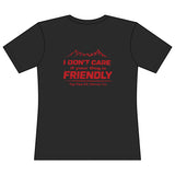 Not Friendly — Women's CVC T-Shirt