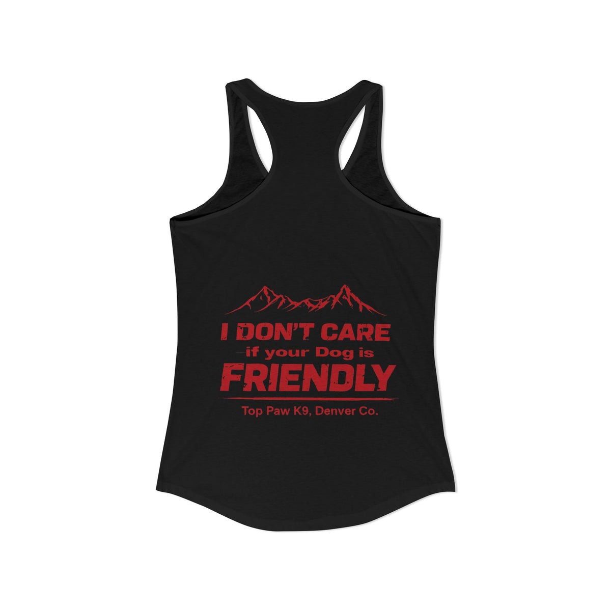 Not Friendly — Women's Racerback Tank
