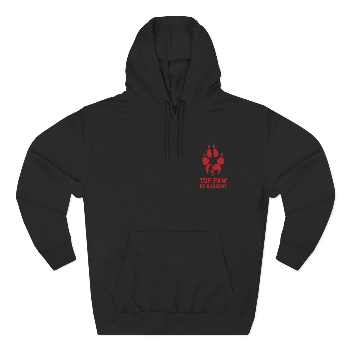 I Don't Care If Your Dog Is Friendly Hoodie — Top Paw K9 Denver Co. Paw Print Sweatshirt