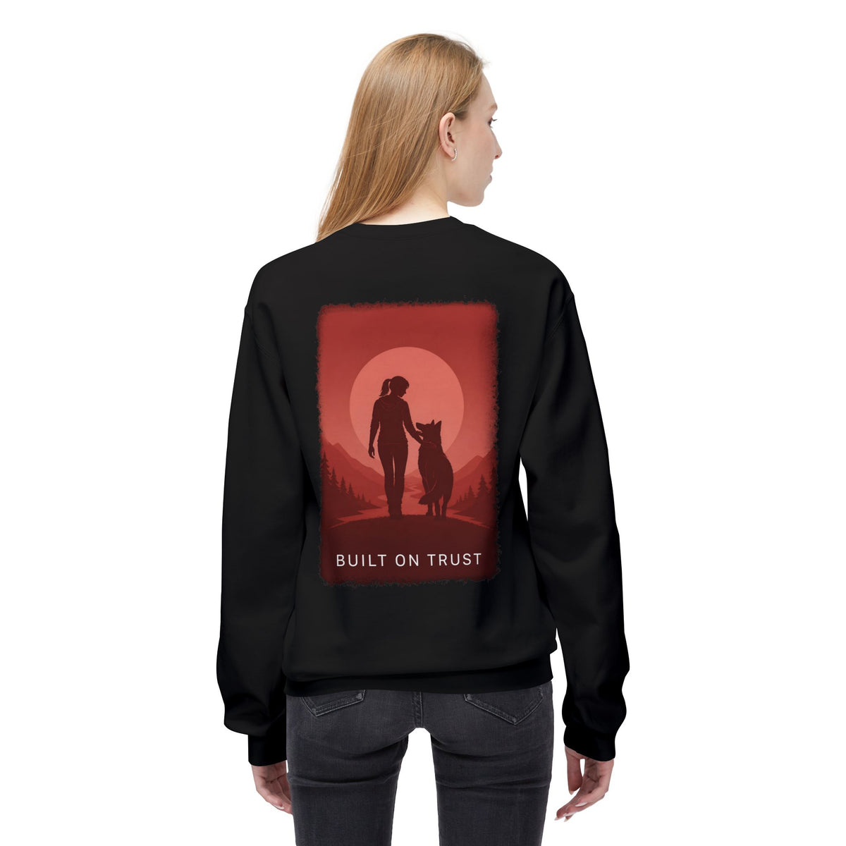 Covenant — Trust (Crimson) Crewneck Sweatshirt