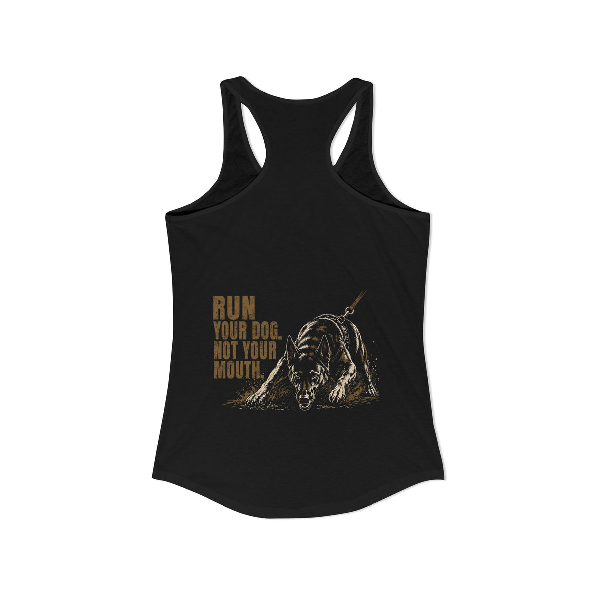Reckoning — Run Your Dog Women's Racerback Tank