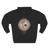 Unity Paw & Footprint Hoodie — "I walk with you. Not ahead. Not behind. Together."