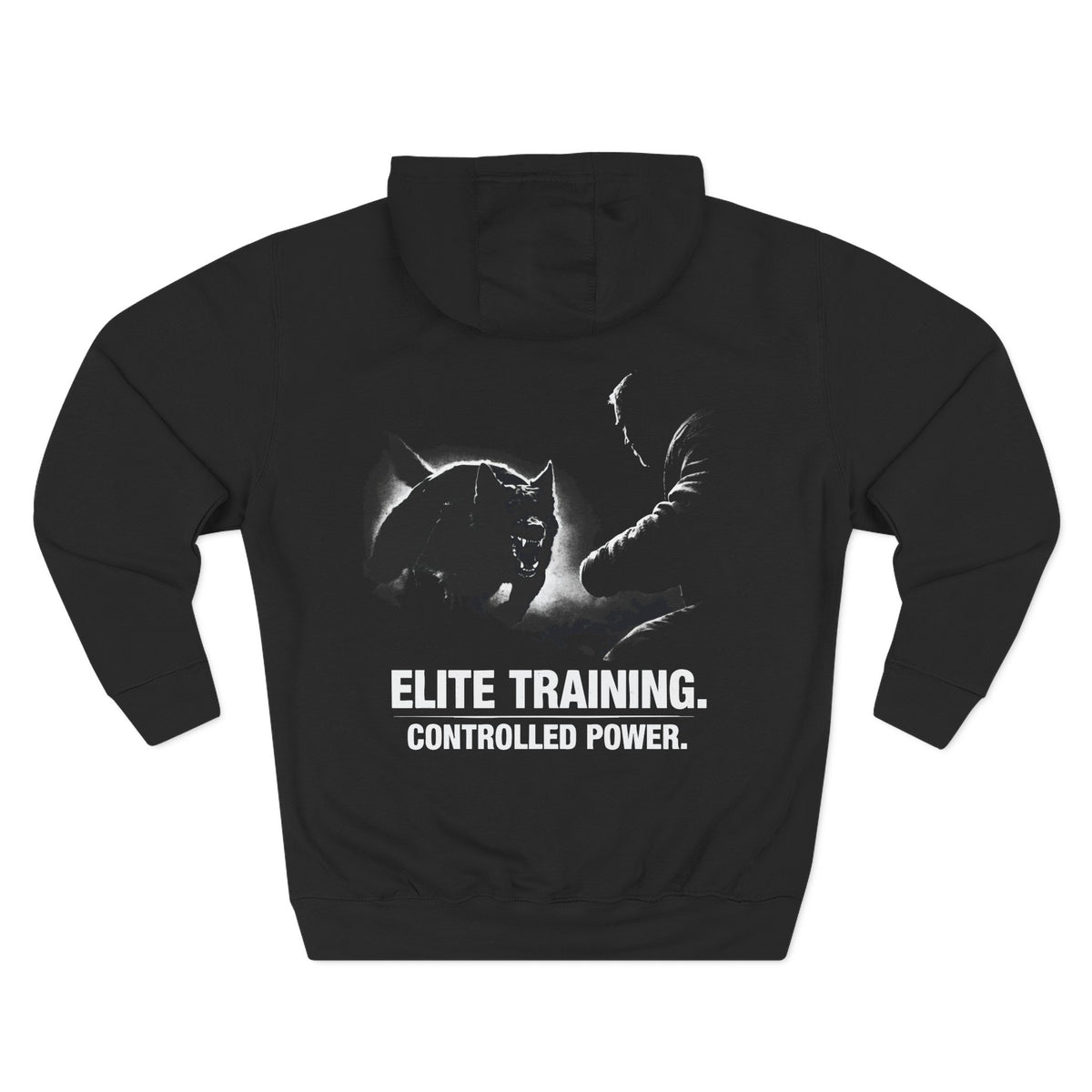 Elite Training Hoodie — 'Forged in Discipline' Motivational Gym Pullover