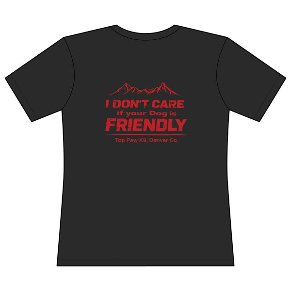 Not Friendly Women's CVC T-Shirt