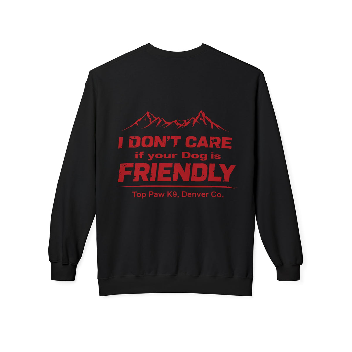 Not Friendly — Crewneck Sweatshirt