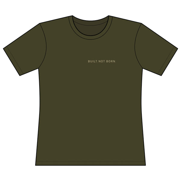 Built Not Born Women's CVC T-Shirt