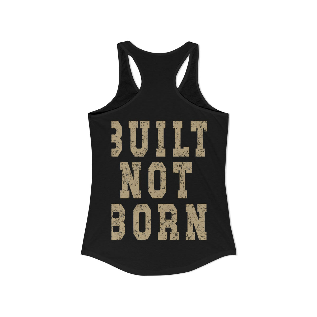 Reckoning — Built Not Born Women's Racerback Tank