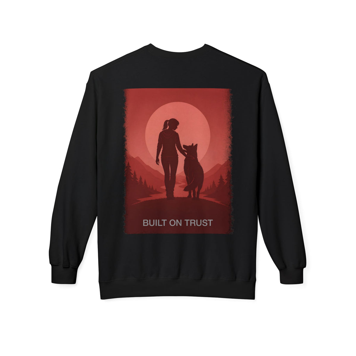 Covenant — Trust (Crimson) Crewneck Sweatshirt