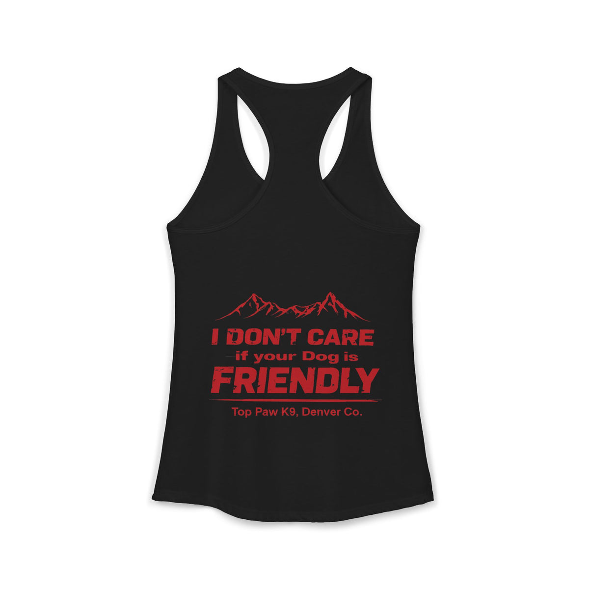 Not Friendly — Women's Racerback Tank