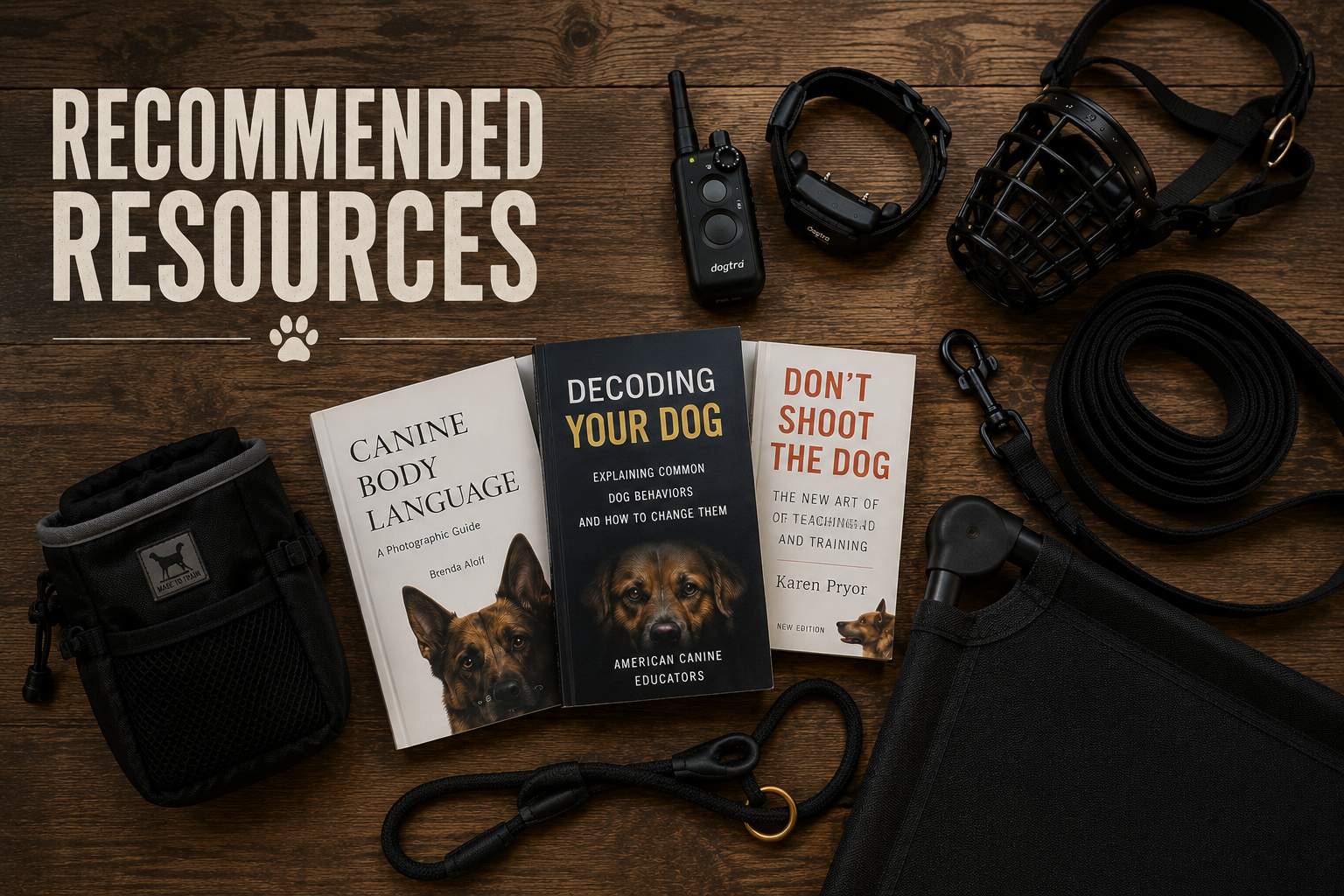 Recommended Resources from Top Paw K9 Academy